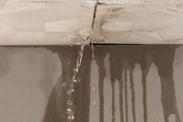 Professional Burst Pipe Cleanup technician working in Round Lake, NY